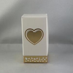 Scatolina portaconfetti cuore oro